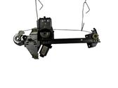 Rear door window regulator with motor