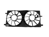 Radiator cooling fan shroud