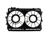 Radiator cooling fan shroud