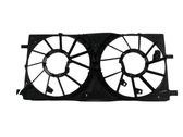 Radiator cooling fan shroud