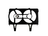 Radiator cooling fan shroud