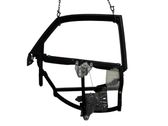 Rear door window regulator with motor
