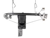 Rear door window regulator with motor