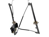 Front door window regulator with motor