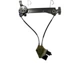 Rear door window regulator with motor