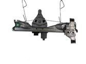 Rear door window regulator with motor