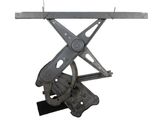 Front door window regulator with motor