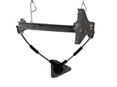 Rear door window regulator with motor