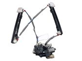 Rear door window regulator with motor