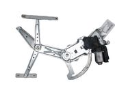 Front door window regulator with motor