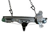 Rear door window regulator with motor