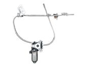 Front door window regulator with motor