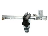 Rear door window regulator with motor