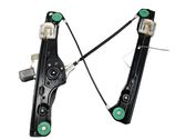 Front door window regulator with motor