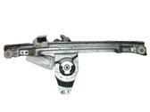 Rear door window regulator with motor