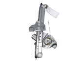 Rear door window regulator with motor