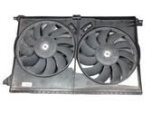 Radiator cooling fan shroud