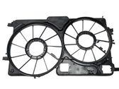 Radiator cooling fan shroud