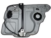 Rear door window regulator with motor