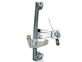 Front door window regulator with motor