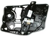 Front door window regulator with motor