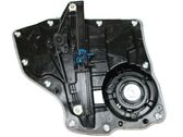 Rear door window regulator with motor