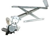 Front door window regulator with motor
