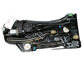 Rear door window regulator with motor