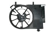 Radiator cooling fan shroud