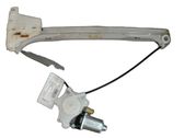 Front door window regulator with motor