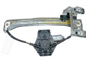 Rear door window regulator with motor
