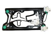 Front door window regulator with motor