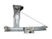 Rear door window regulator with motor