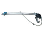 Rear door window regulator with motor