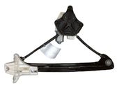 Rear door window regulator with motor