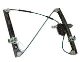 Front door window regulator with motor