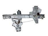 Rear door window regulator with motor