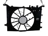 Radiator cooling fan shroud