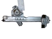 Rear door window regulator with motor