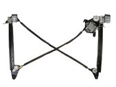Rear door window regulator with motor