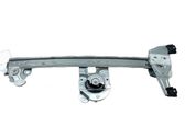 Front door window regulator with motor