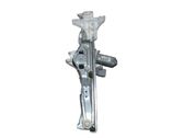 Rear door window regulator with motor