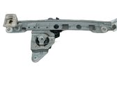 Rear door window regulator with motor