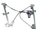 Front door window regulator with motor