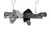 Rear door window regulator with motor