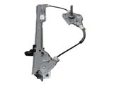 Rear door window regulator with motor