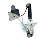 Rear door window regulator with motor