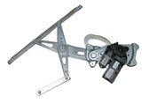 Front door window regulator with motor