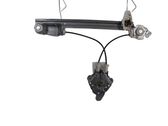 Rear door window regulator with motor