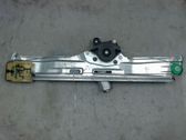 Rear door window regulator with motor